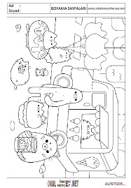 Doodle boyama sayfaları